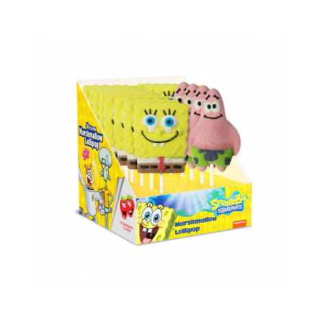 Lecca Lecca Marshmallow Spongebob x 12pz